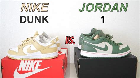 jordan 1s vs dunks